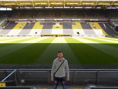 All'interno del Signal Iduna Park, catino del Borussia Dortmund